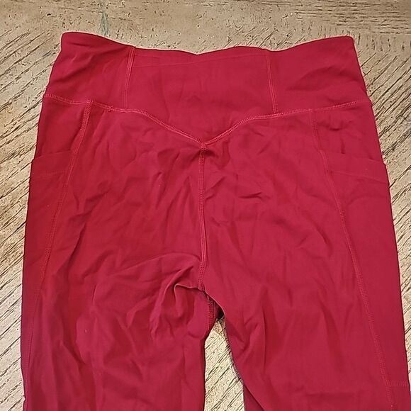 IDYLLWIND burgendy red leggings size M Miranda Lambert - Picture 10 of 12